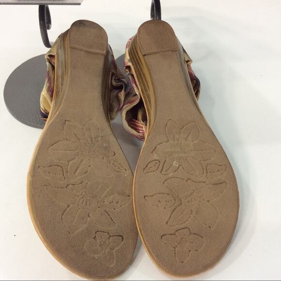 Charming Charlie 6.5 Gladiator Sandals Metallic - Picture 6 of 6